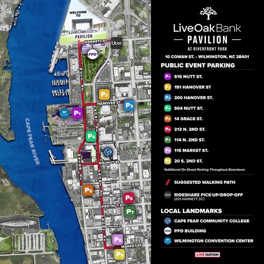 Parking for River Front Park