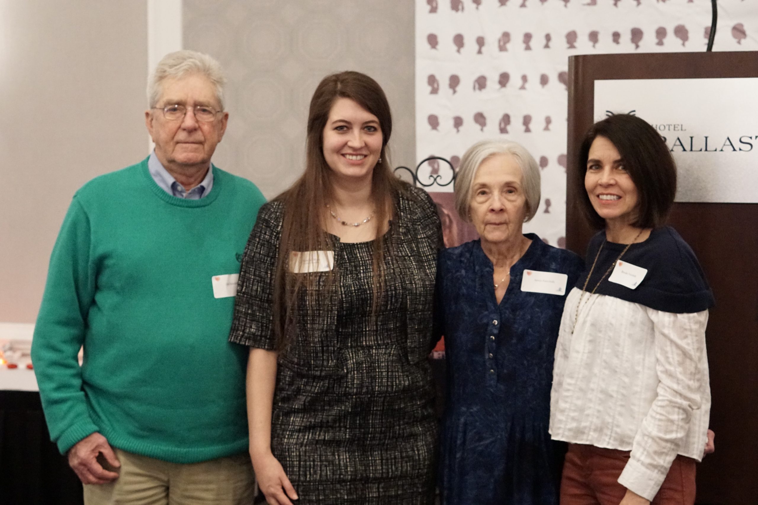 Kendall Wolz, Keynote Speaker with her Grandparents and guest