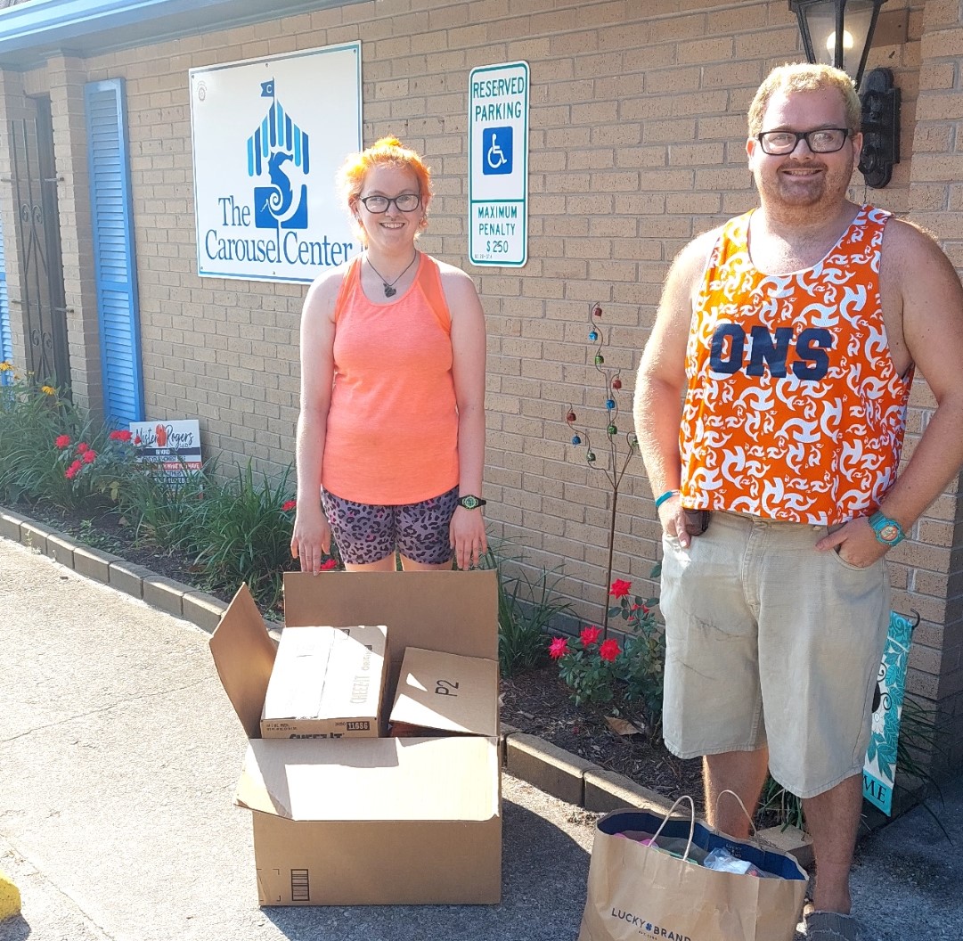 Emily & Jerome donate items
